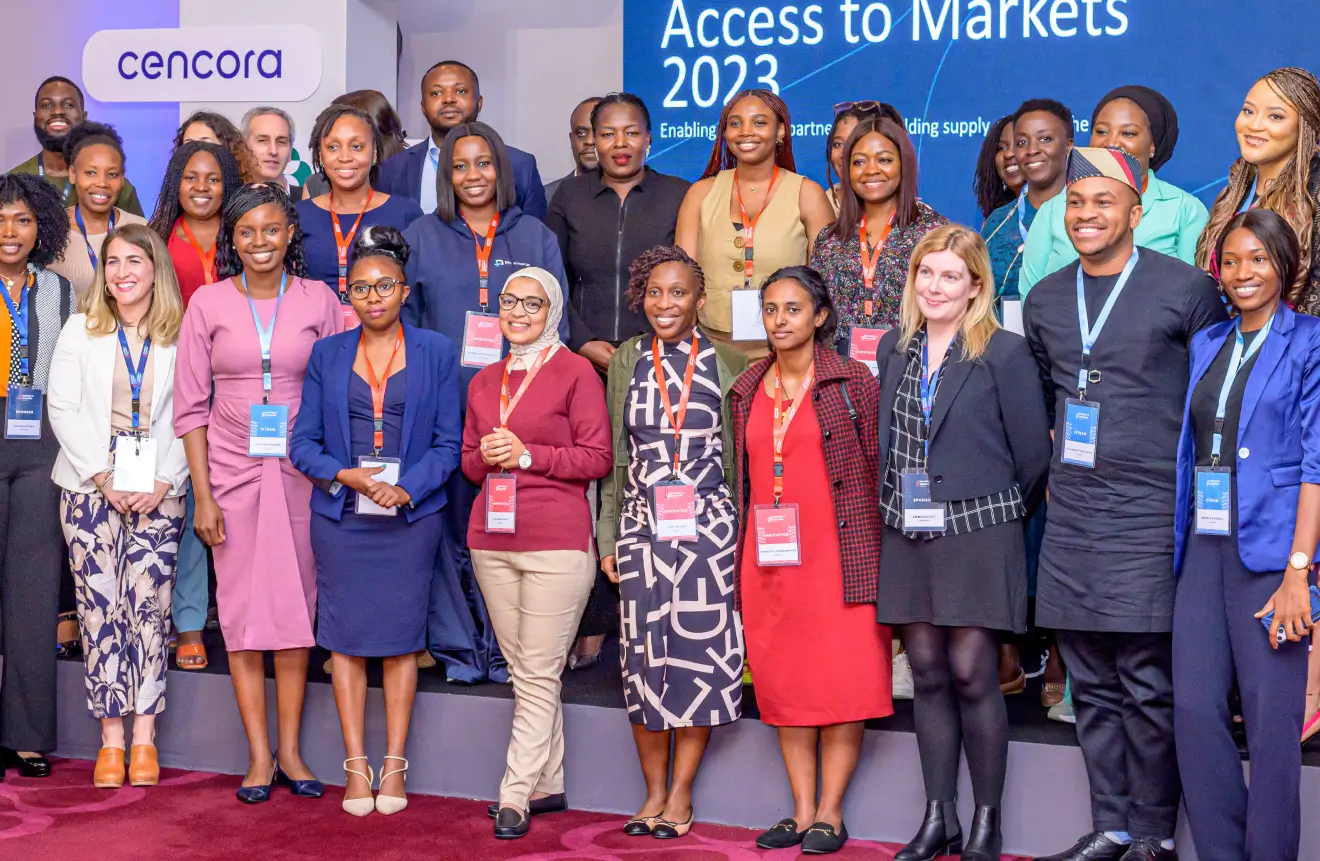 Large group of people at an Investing in Innovation Africa Event Access to Markets 2023